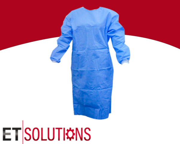 Bata médica desechable SMS Manga Larga